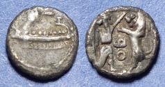 Ancient Coins - Phoenicia, Sidon, Abd 'ashtart II 342-333 BC, Silver 1/16 Shekel