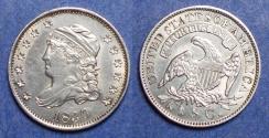 Us Coins - United States,  1830, Silver Capped Bust Half Dime