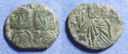 Ancient Coins - Byzantine Empire, Constantine V 741-775, Bronze Follis