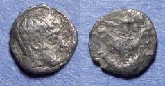 Ancient Coins - Kyrenaika, Barke 435-308 BC, Silver Obol