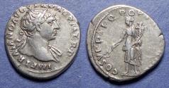 Ancient Coins - Roman Empire, Trajan 98-117, Silver Denarius