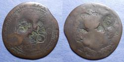 World Coins - Sovereign Military Order of Malta, Jean-Paul Lascaris Castellar 1636-1657, Copper 4 Tari