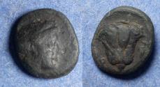 Ancient Coins - Islands off of Caria, Rhodes 394-304 BC, Bronze AE12