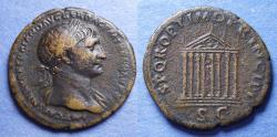 Ancient Coins - Roman Empire, Trajan 98-117, Bronze Aes