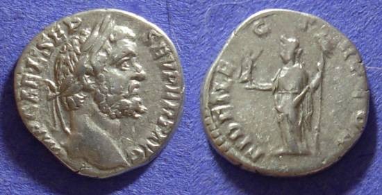 Ancient Coins - Roman Empire – Septimius Severus 193-211AD – Denarius