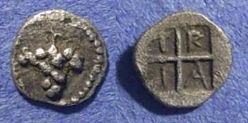 Ancient Coins - Macedonia, Tragilos 450-400 BC, Hemiobol