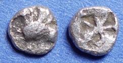 Ancient Coins - Corinthia, Corinth 550-515 BC, Silver Obol
