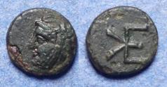 Ancient Coins - Troas, Kebren 412-399 BC, AE9