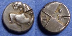 Ancient Coins - Thrace, Chersonessos 386-338 BC, Silver Hemidrachm