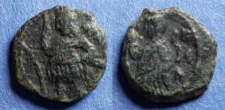 Ancient Coins - Nabatea, Aretas IV & Shaqilat 16 AD, Bronze AE15