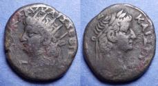 Ancient Coins - Roman Egypt, Nero 54-68, Billon Tetradrachm