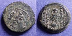 Ancient Coins - Seleucid Kingdom, Kleopatra Thea and Antiochos VIII 125-121 BC, Bronze AE19