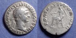 Ancient Coins - Roman Empire, Trajan 98-117, Silver Denarius