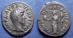 Ancient Coins - Roman Empire, Lucius Verus 161-9, Silver Denarius