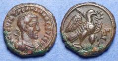 Ancient Coins - Egypt, Alexandria, Trebonianus Gallus 251-253, Potin Tetradrachm