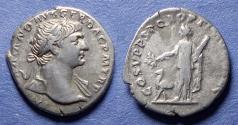 Ancient Coins - Roman Empire, Trajan 98-117, Silver Denarius