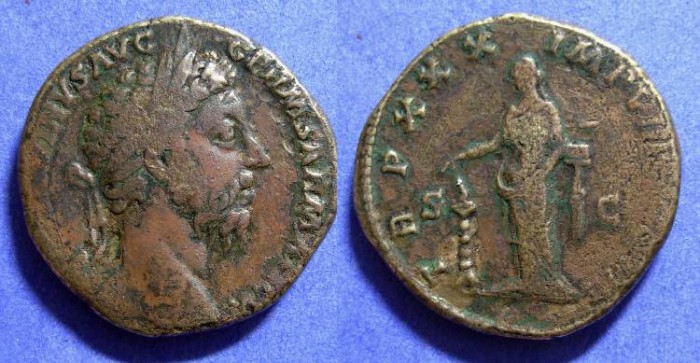 Ancient Coins - Marcus Aurelius 161-180 - Sestertius