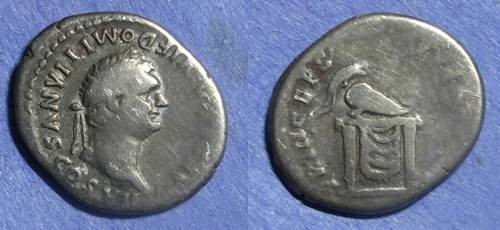 Ancient Coins - Roman Empire, Domitian (as Caesar) 69-81 AD, Denarius