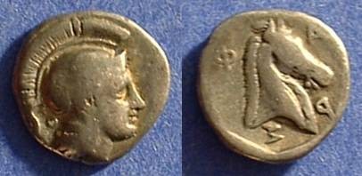 Ancient Coins - Pharsalos Thessaly - Hemidrachm Circa 400 BC