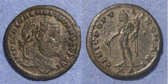Ancient Coins - Roman Empire, Galerius 305-311, Follis