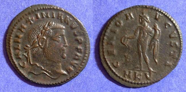 Ancient Coins - Roman Empire – Galerius (Augustus) 305-311 – Follis