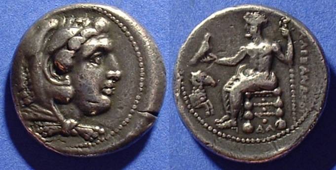 Ancient Coins - Macedonian Kingdom - Alexander III (the great) Lifetime Tetradrachm of Damascus