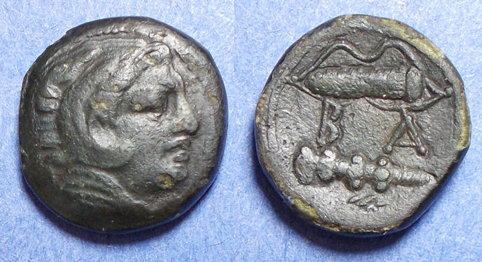 Kings of Macedonia, Alexander III 336-323 BC, Bronze AE17 | Greek Coins