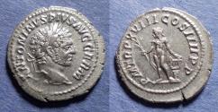 Ancient Coins - Roman Empire, Caracalla 198-217, Silver Denarius