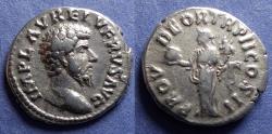 Ancient Coins - Roman Empire, Lucius Verus 161-9, Silver Denarius