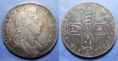 World Coins - Great Britian, William III 1694-1702 ( 1697 ), Silver Halfcrown