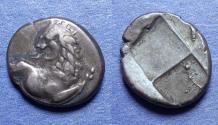 Ancient Coins - Thrace, Cherronesos 400-338 BC, Silver Hemidrachm