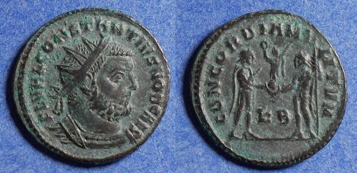 Ancient Coins - Roman Empire, Constantius I (as Caesar) 293-305, Bronze Radiate