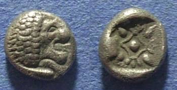 Ancient Coins - Ionia, Miletos Circa 500 BC, 1/12 Stater