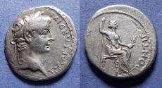 Ancient Coins - Roman Empire, Tiberius 14-37, Silver Denarius