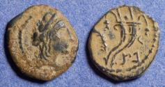 Ancient Coins - Nabatea, Aretas IV 9 BC - 40 AD, Bronze AE13
