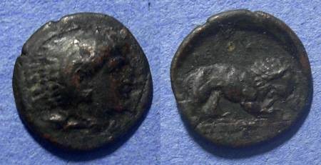 Ancient Coins - Macedonia, Perdikkas III 365-359 BC, AE16