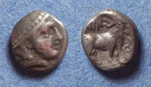 Ancient Coins - Ainos, Thrace 429-6 BC, Diobol