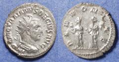 Ancient Coins - Roman Empire, Trajan Decius 249-251, Silver Antoninianus