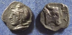 Ancient Coins - Mysia, Kyzikos 450-400 BC, Hemiobol