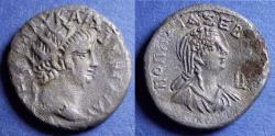 Ancient Coins - Roman Egypt, Nero 54-68, Billon Tetradrachm