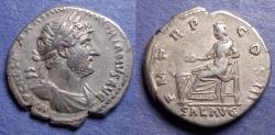 Ancient Coins - Roman Empire, Hadrian 117-138, Silver Denarius