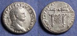 Ancient Coins - Roman Empire, Titus (as Augustus) 79-81, Silver Denarius