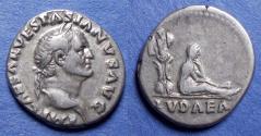 Ancient Coins - Roman Empire, Vespasian 69-79, Silver Denarius
