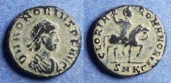 Ancient Coins - Roman Empire, Honorius 393-423, Bronze AE3