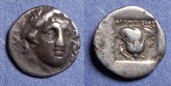 Ancient Coins - Islands off of Caria, Rhodes 170-150 BC, Silver Hemidrachm