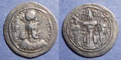 Ancient Coins - Sassanian Kingdom, Yazdgird I 399-420, Silver Drachm