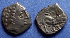 Ancient Coins - Celtic Gaul - Isubres, Imitating Massalia Circa 150 BD, Silver Drachm