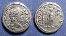 Ancient Coins - Roman Empire, Caracalla 198-217, Silver Denarius