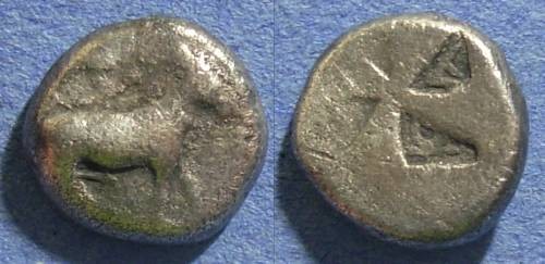 Ancient Coins - Mende, Macedonia 520-480 BC, Tetrobol