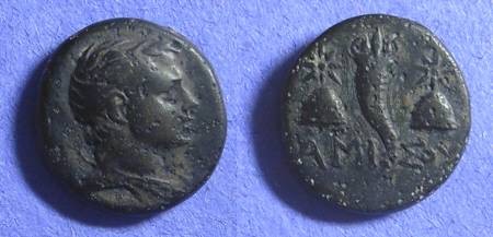 Ancient Coins - Amisos Pontos - AE 18 100-63 BC